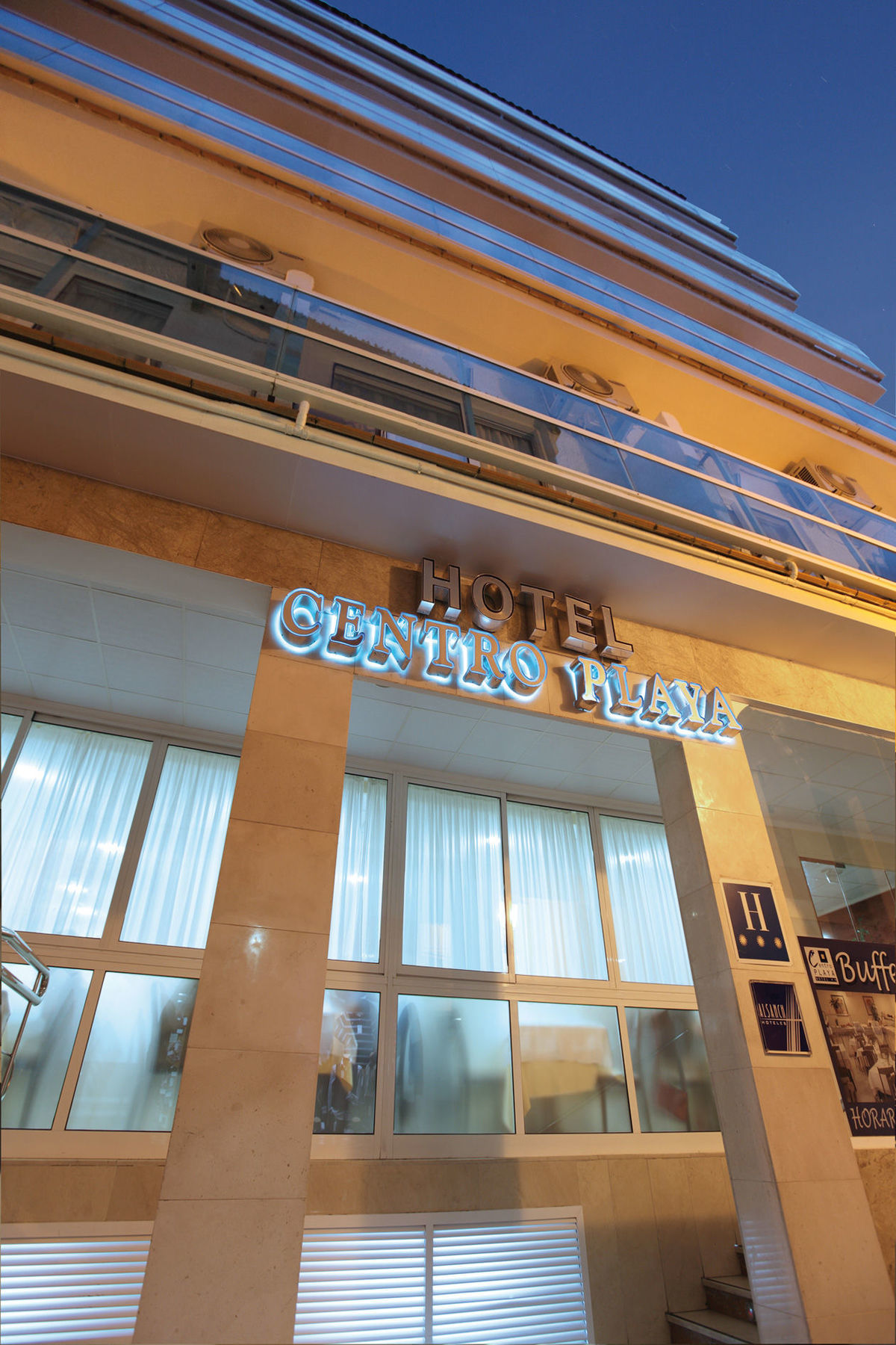 Hotel Centro Mar ベニドルム エクステリア 写真