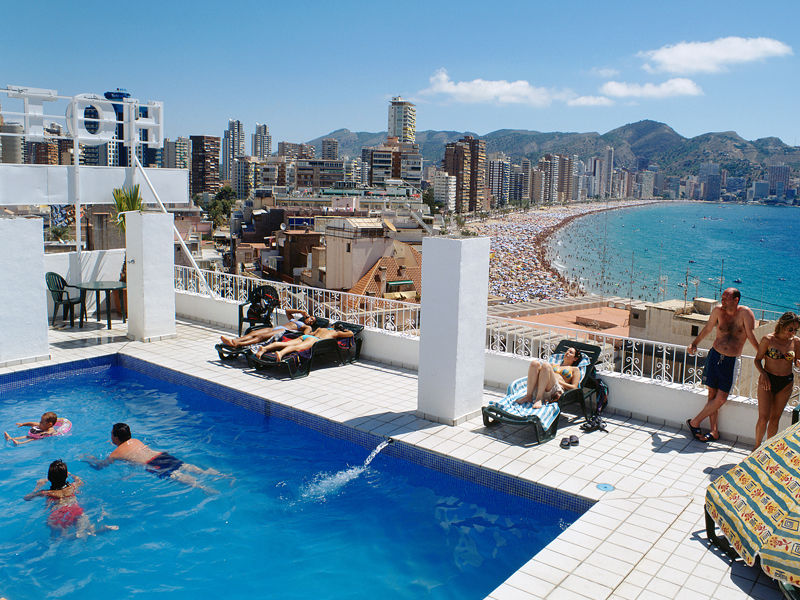 Hotel Centro Mar ベニドルム エクステリア 写真